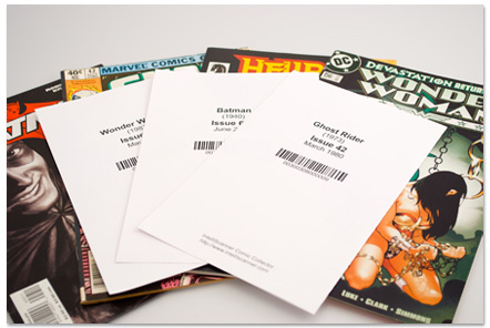 Comic Tags &ndash; barcode inserts for unbarcoded issues